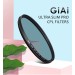 55mm Mehrschicht-Kamera CPL-Filter Zirkular-Polarisator-Filter
