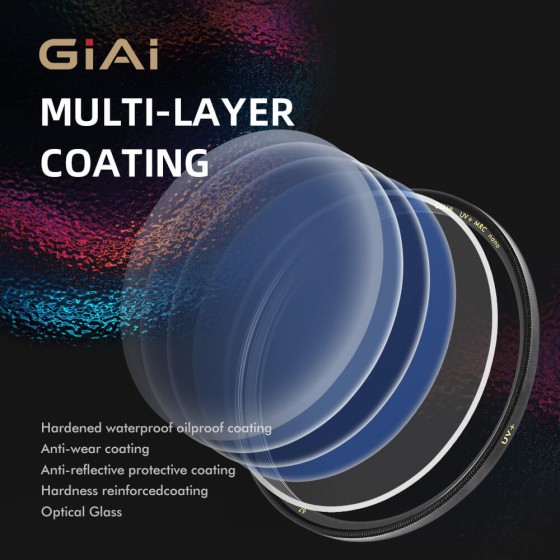 GiAi Protection Clear UV+ MRC Filter Ultra Low Reflection
