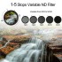 GiAi PRO VND 1-5 Stop Variable Neutral Density Filter