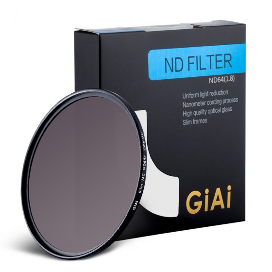 Multi layer coating Camera Neutral Density Filter ND64 6 stops light reduction