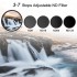 No Cross pattern ND8-128 Multi-layer coating 3-7 stops Variable ND filter