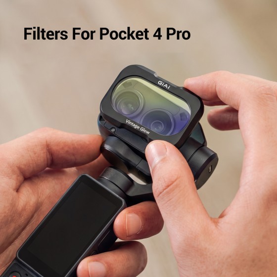 Camera Filter Kit CPL VND Black Mist Vintage Glow Filter for Pocket 4 Pro