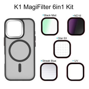 Unleash the photography potential of iPhone 16 pro K1 Magnetic Filter Set