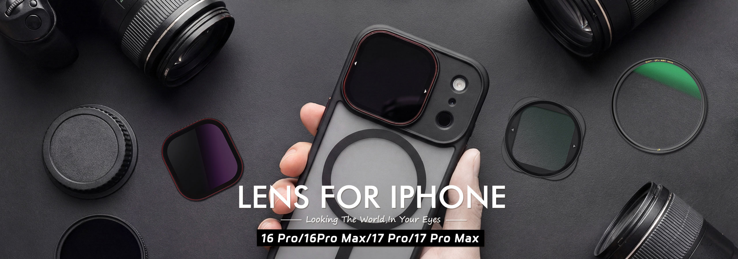 K1 Magnetic Filter Set for iPhone 16 pro max