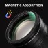 GiAi Magnetic 4-piece set contains magnetic ring +UV+CPL+ND1000 camera filter