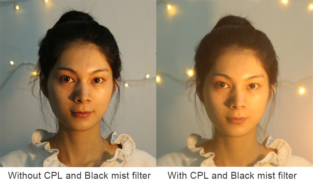 CPL and black mist filter 2in1