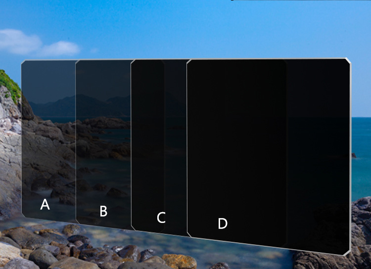 100x100mm camera neutral density filter