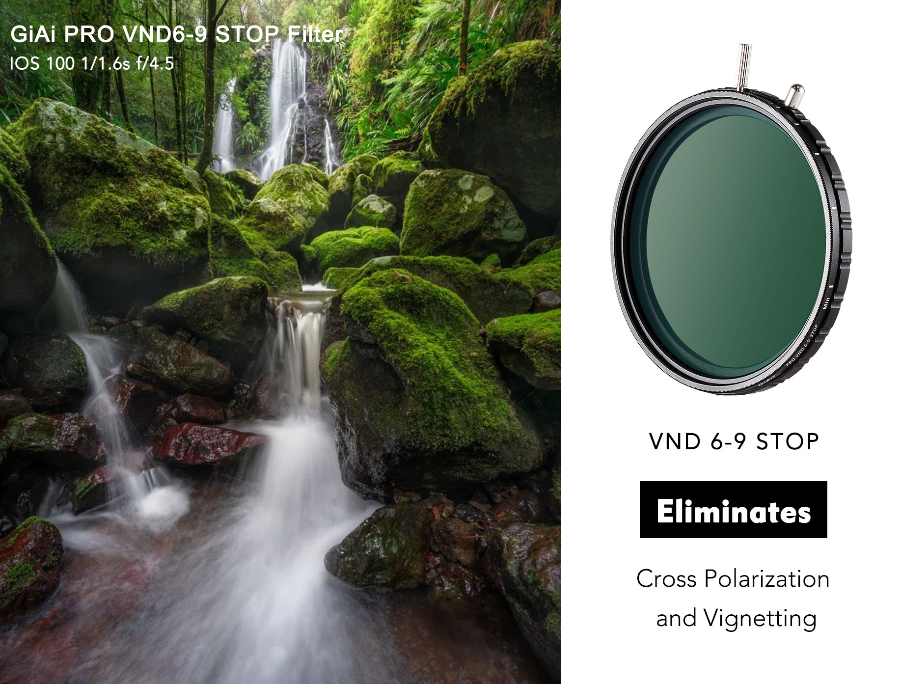 variable ND filter 6-9 stops