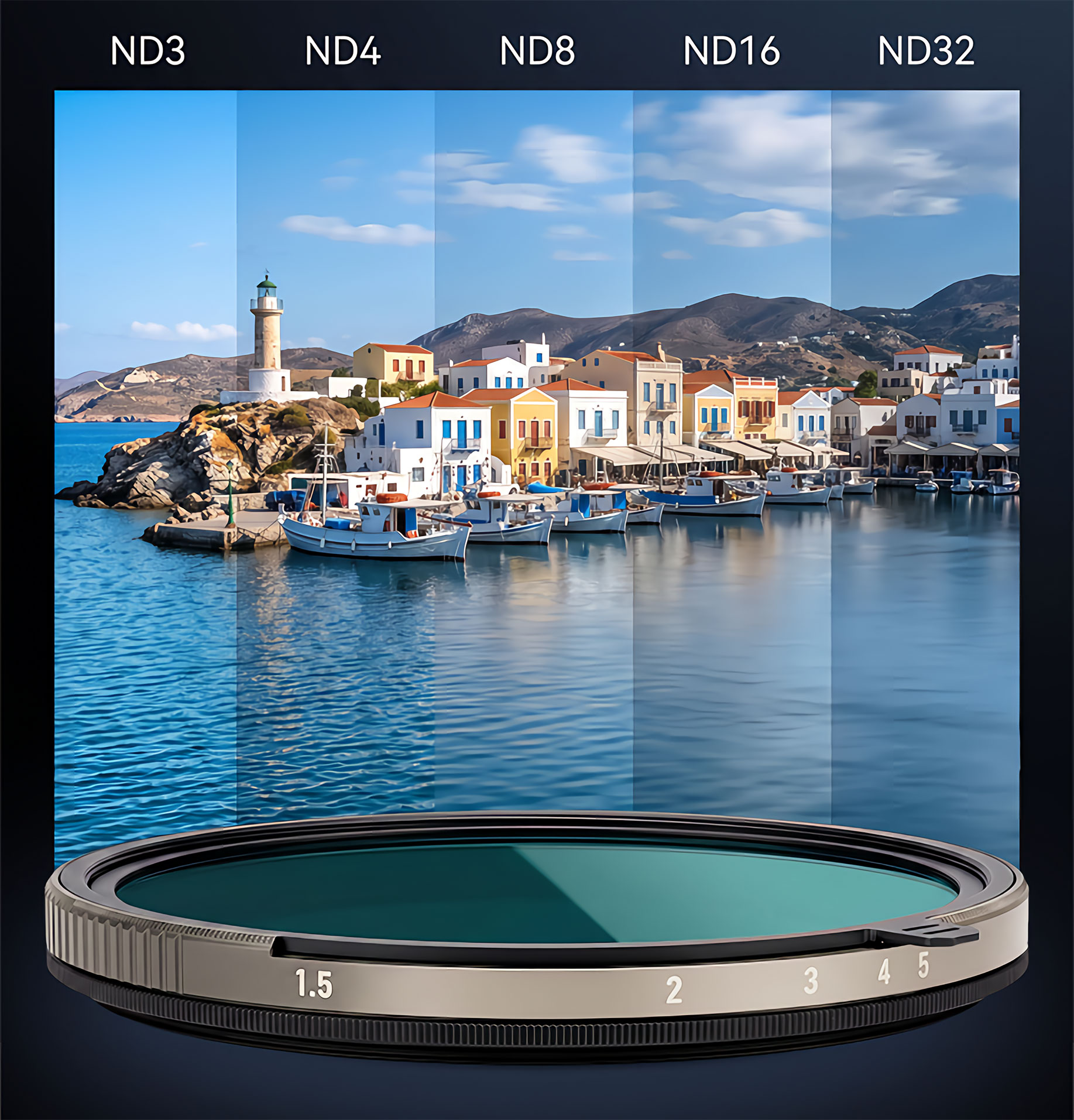 VND CPL black mist filter 3in1