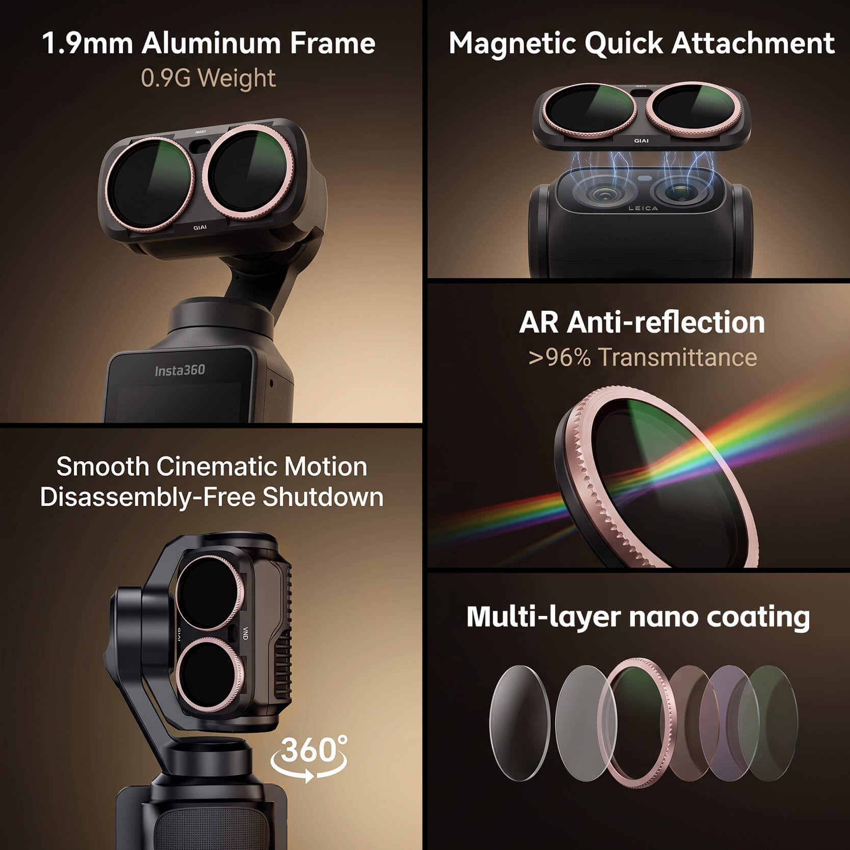 magnetic filter for luna ultra