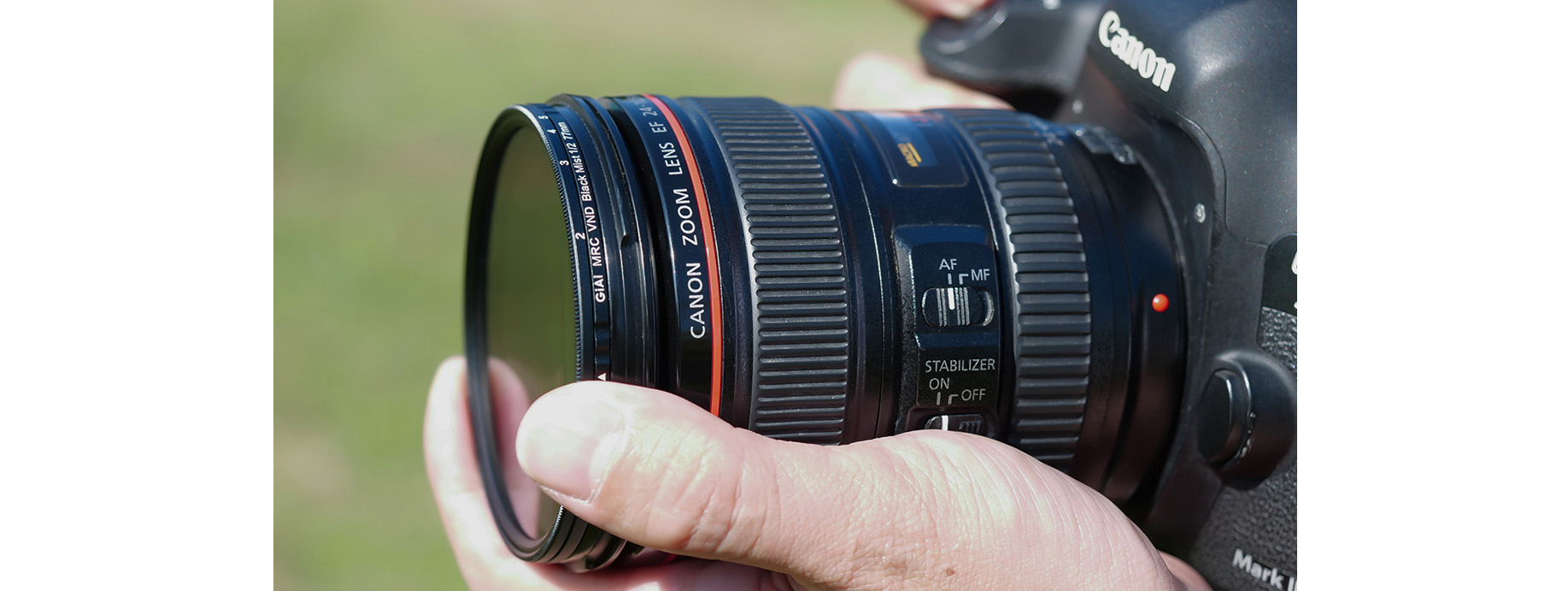 40.5mm VND black mist filter