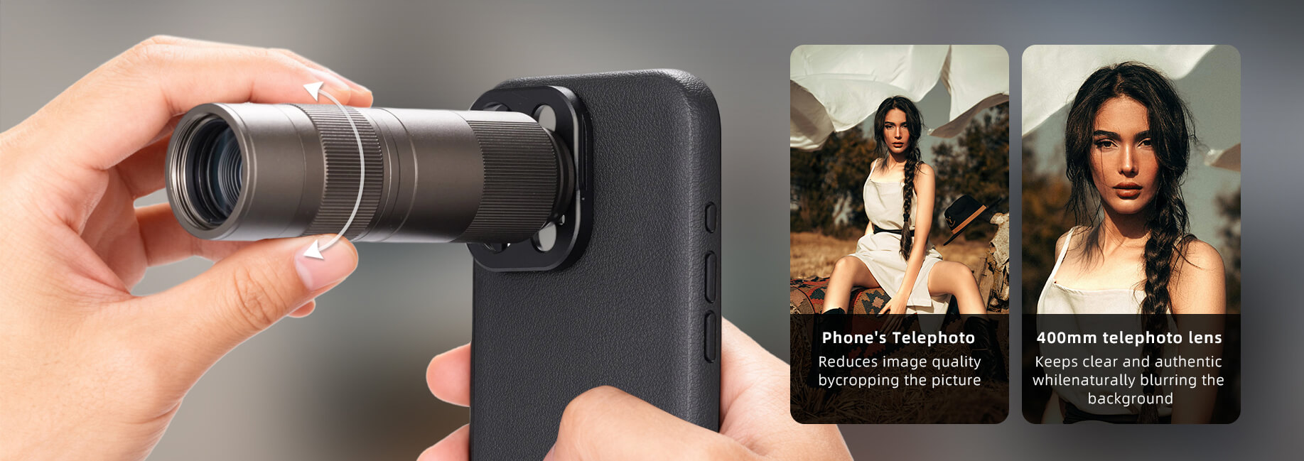 400mm Smart Phone Telephoto Lens