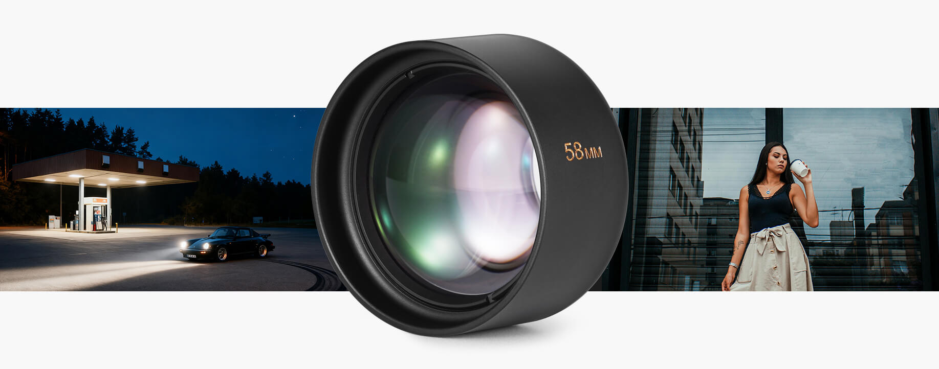 58mm smart phone lens