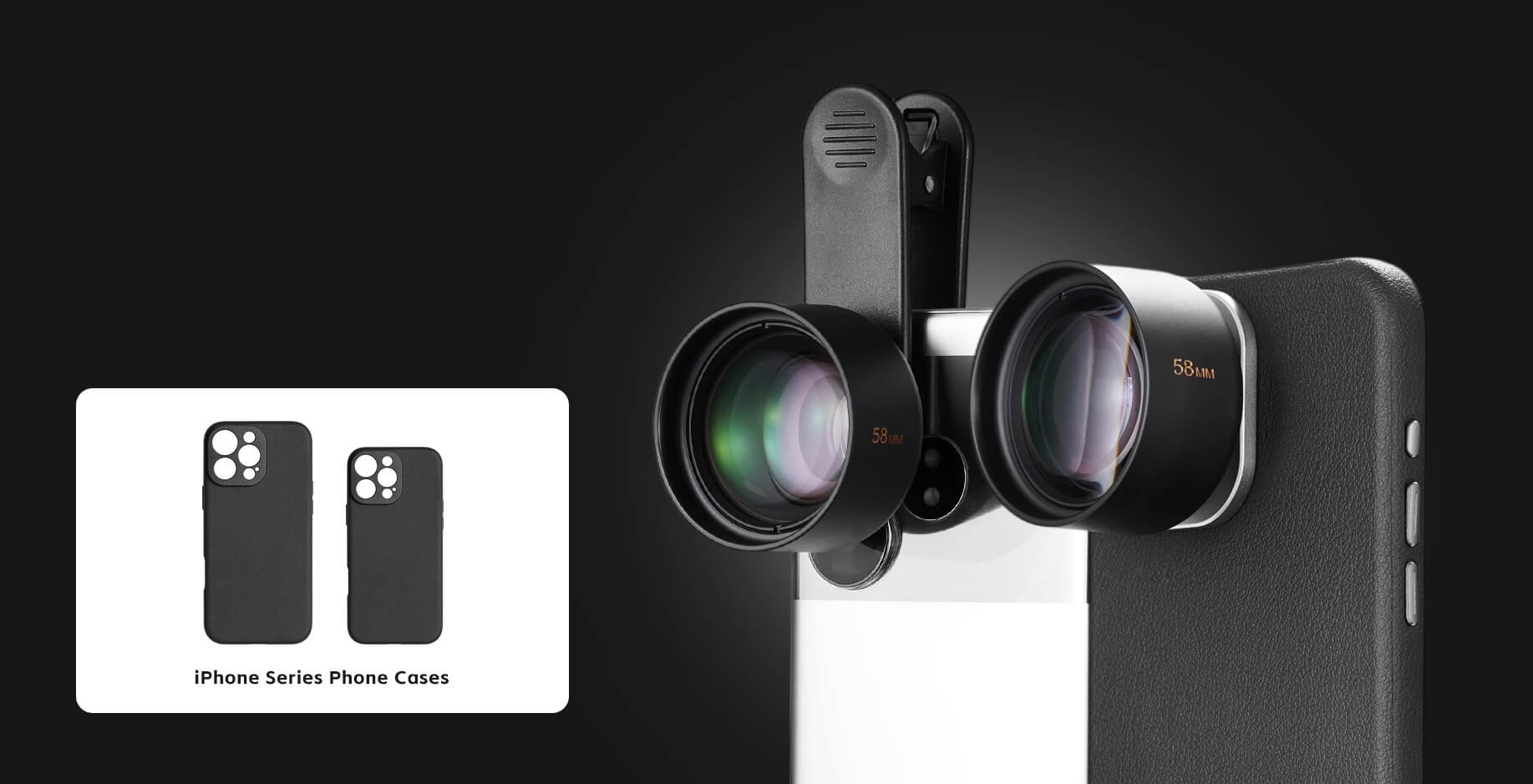 58mm smart phone lens